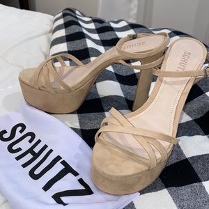 SCHUTZ Nude platform NEW ❤️